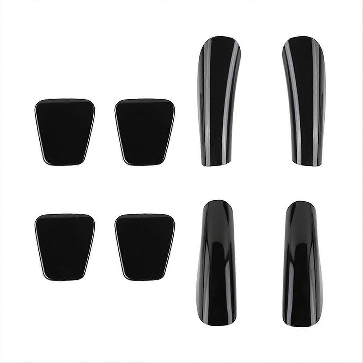 Car Gloss Black Middle Door Armrest Decorative Patch
