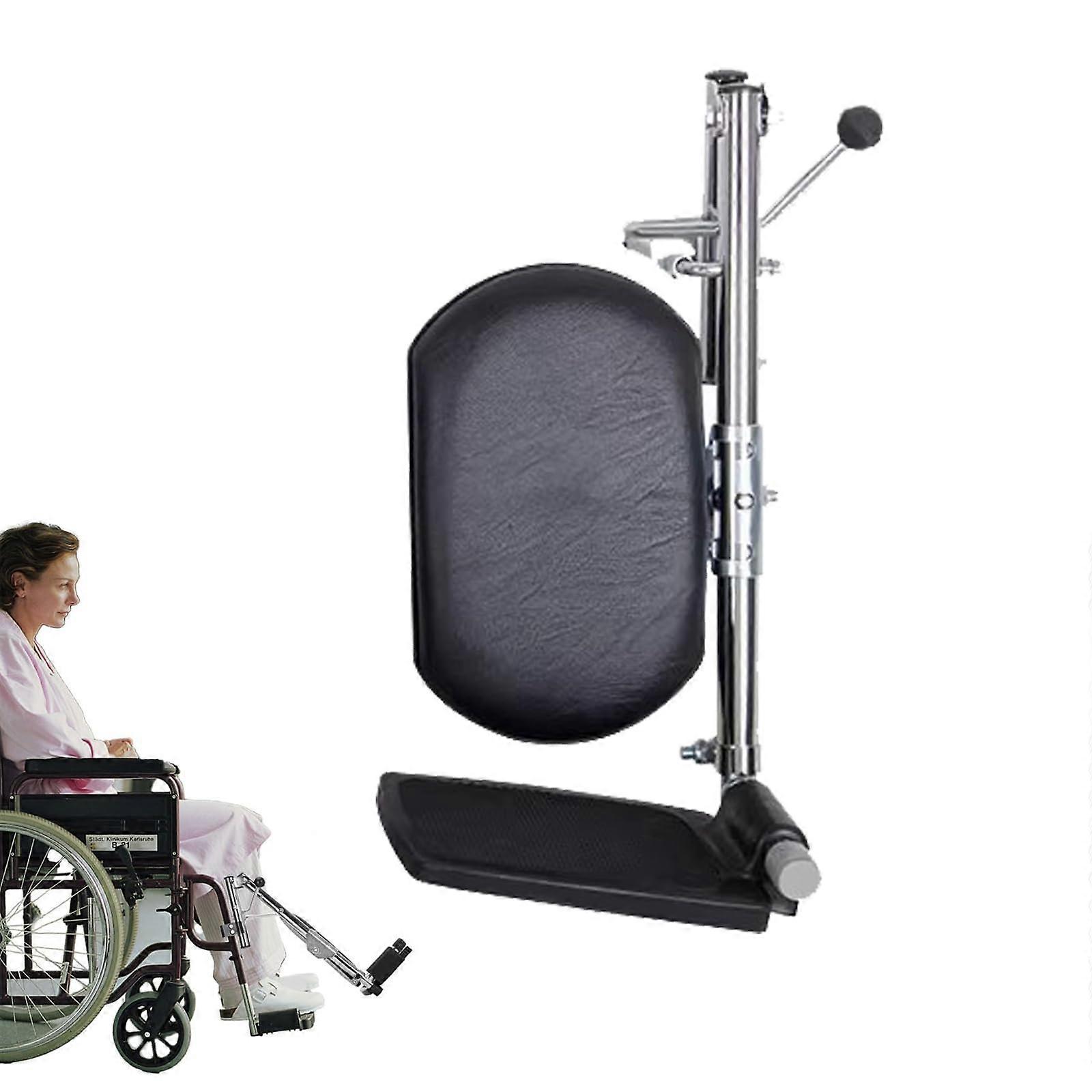 Adjustable Elevating Wheelchair Leg Rest Left Side with Angle Control and Durable Foldable Design
