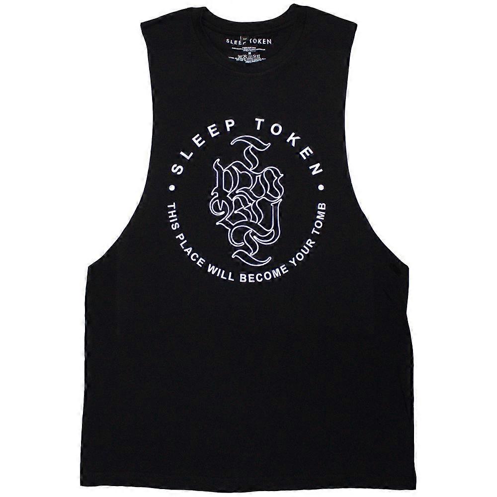 Sleep Token Tomb Text Ring Vest Top