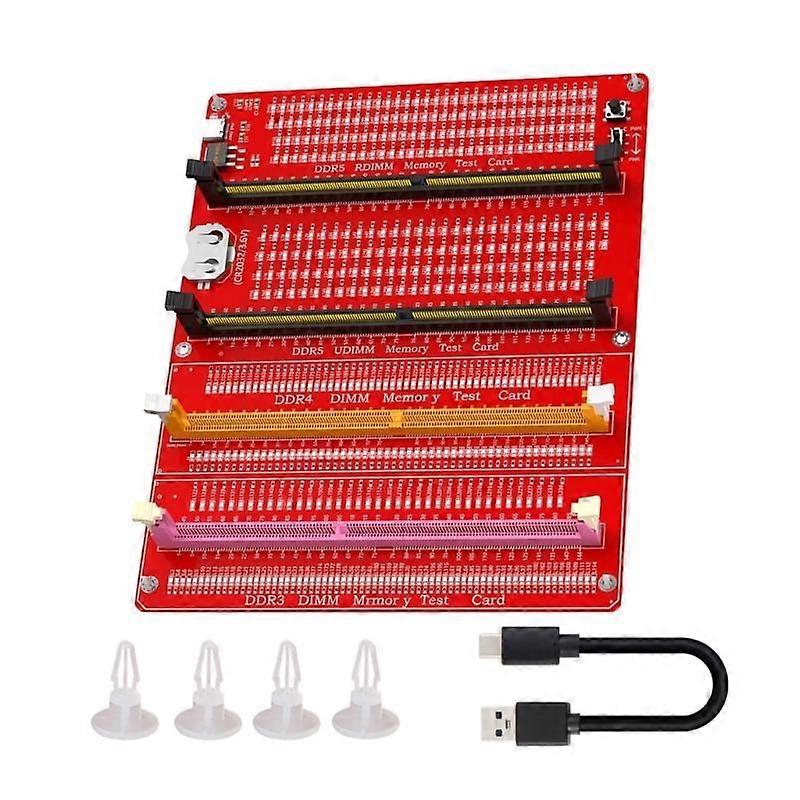 31BA DDR3/4/5 RDIMM/UDIMM Memory Tester with LED  compatible with   Desktop Computer
