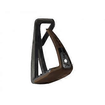 Freejump Soft Up Lite Stirrups - Black/chocolate