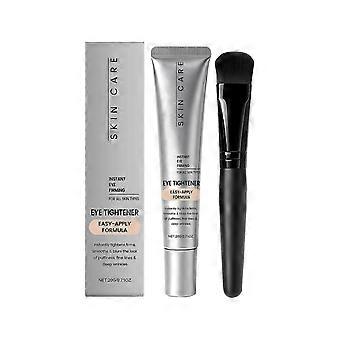 2026 HOT - Soin contour des yeux temporaire, avec pinceau pour ridules et rides. Nouvelle base de maquillage instantanée. Réduit instantanément les poches, les cernes et les gonflements sous les yeux.