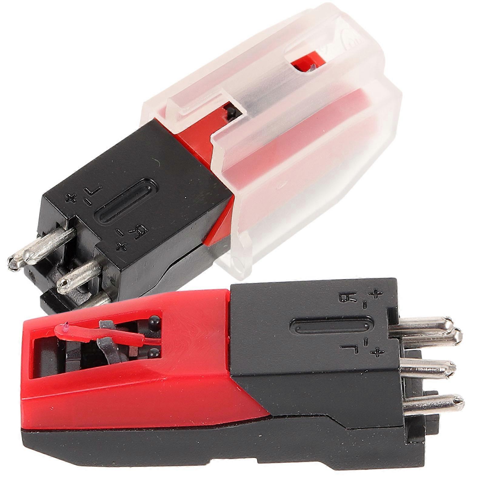 Turntable Stylus Plastic Stylus for Record Player Replacement 2Pcs