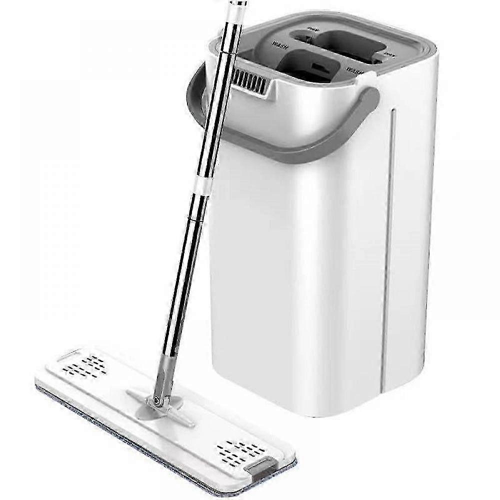 Mop Set with Bucket, 6 Mop Pads