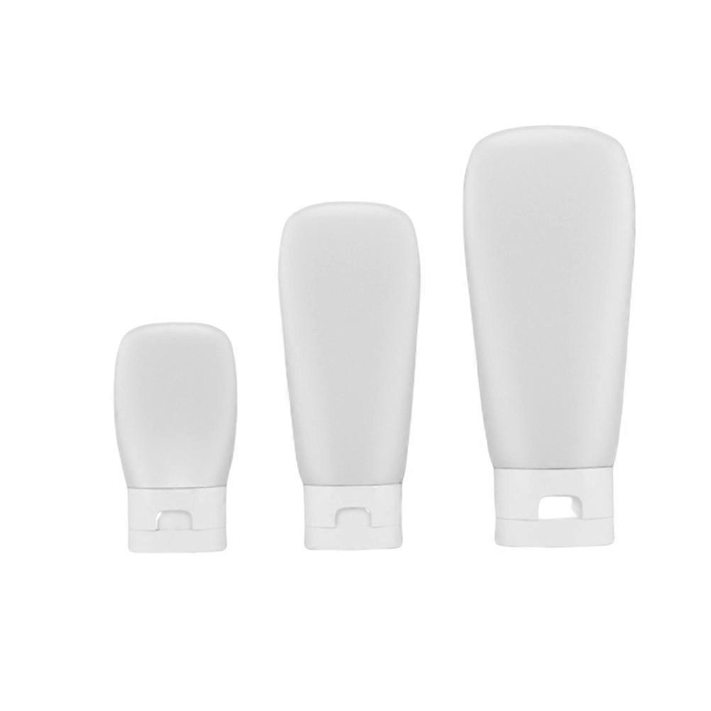 Subpackaging Bottle Pe Makeup Squeeze Bottle for Storage 3Pcs Set