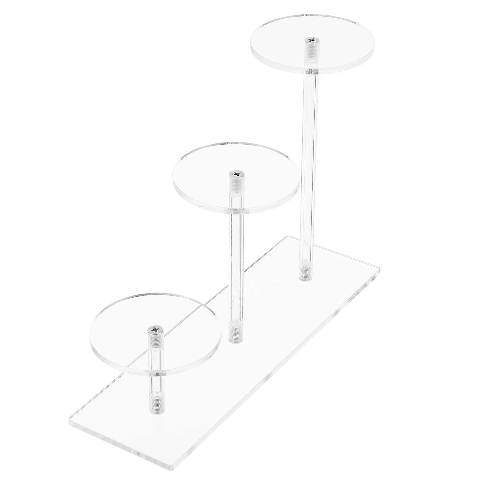 Transparent Acrylic Display Rack for Displaying 1Set Multi-Layer Stand for Desktop