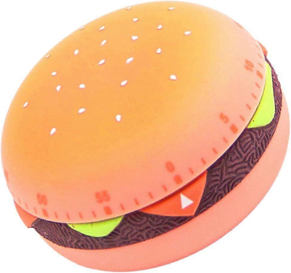Creative Burger Shape Kitchen Timer Mechanical Restaurant Countdown