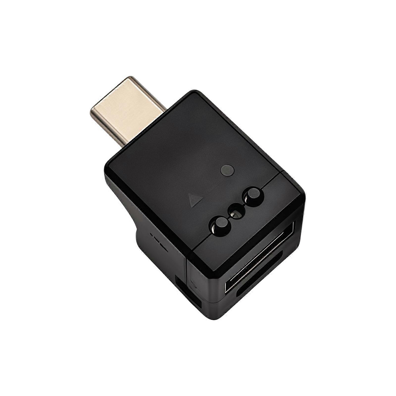 Compactly USB C Adapter With 8 Color LED Mood Light And Auto Power Adjustment Function Multicolor