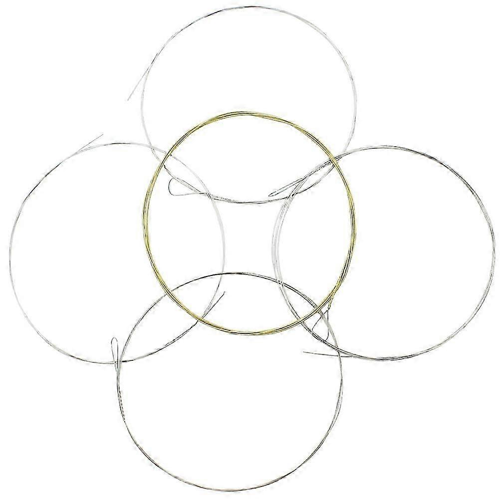 Five-String Banjo Strings Set Alloy Material for String Instrument 5Pcs Sturdy