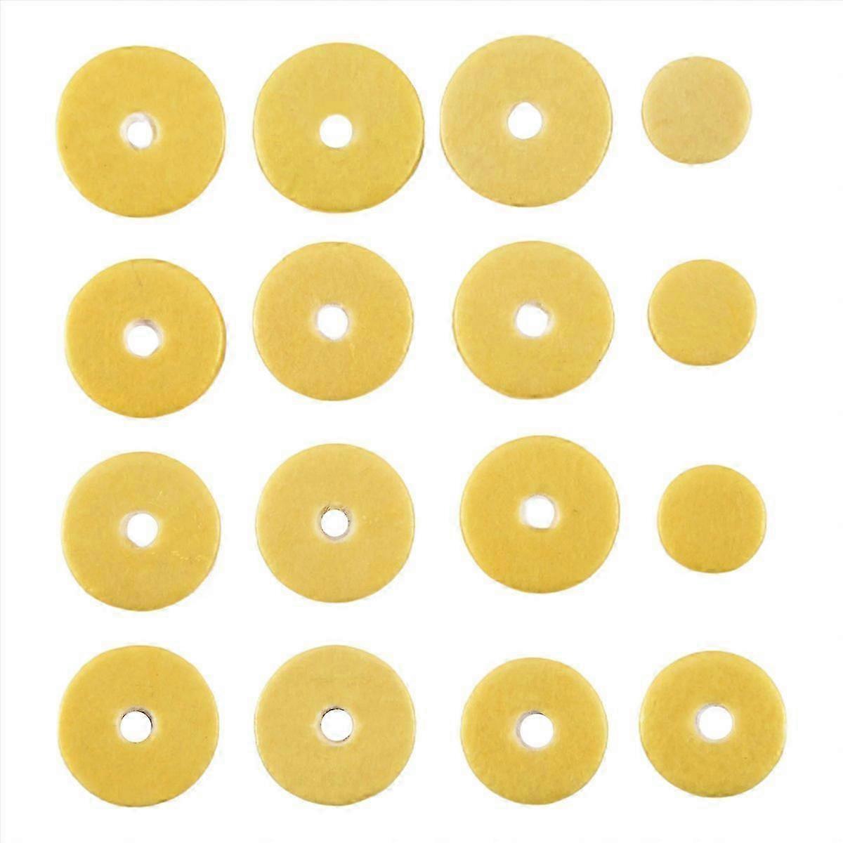 16 pcs Flute Leather Pads Replacement Durable Exquisite Wind Inst ent