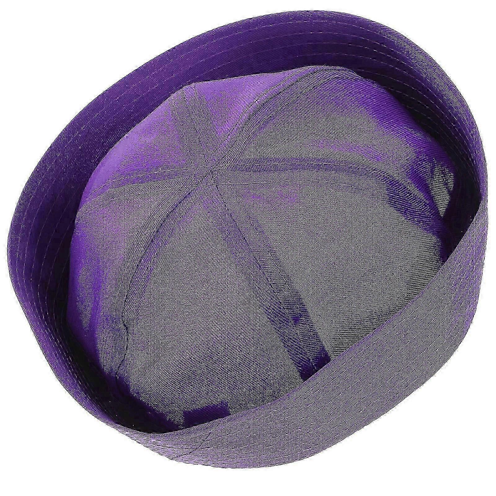 Sailor Hat Cosplay Captain Hat Prop for Decoration Purple Polyester