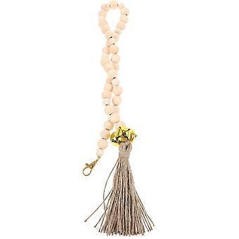 Delicate Pet Doorbell Dog Training Bell for Hanging Wooden Beads