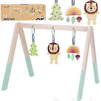TOOKY TOY Baby Gym Pedagogiska Gymnastik Stå 3 Hängare