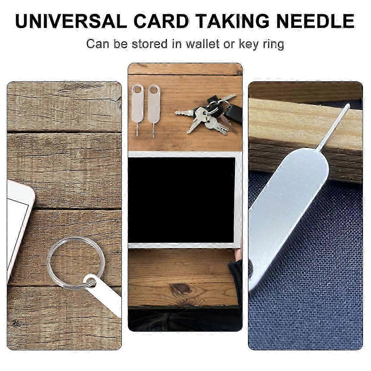 Sim Tray Remover Mobile Phone Pin Ejecting Tool Pack with 100Pcs Pins