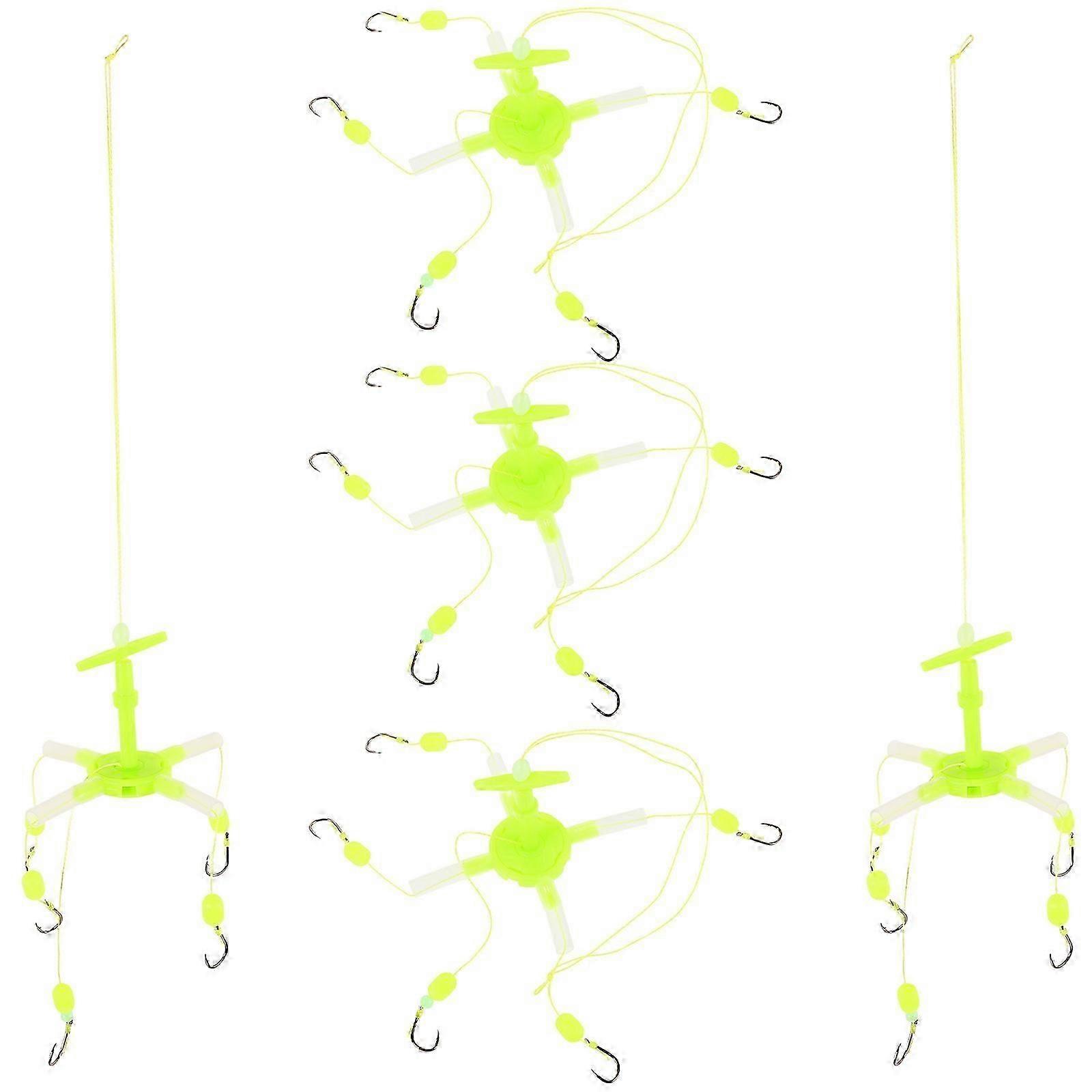 Fishing Hook Multi-Hook Fishhooks for Angling Use 5Pcs Pack