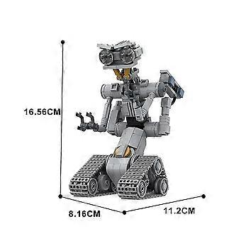 Short Circuit Johnnyed5 Robot Building Blocks Moc Tracked Droid Diy Model Sets Mechanical Robots Toys Birthday Gift Kids Adult