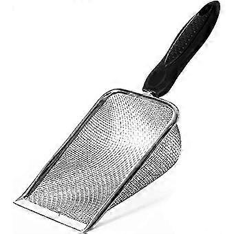 3.5 Scoop Unsealed Bentonite Made from Cypress Shells - Cat Litter Shovel with Small Holes - Litter Sieve - for Cats, Dogs, Rabbits - Cleaning Tool