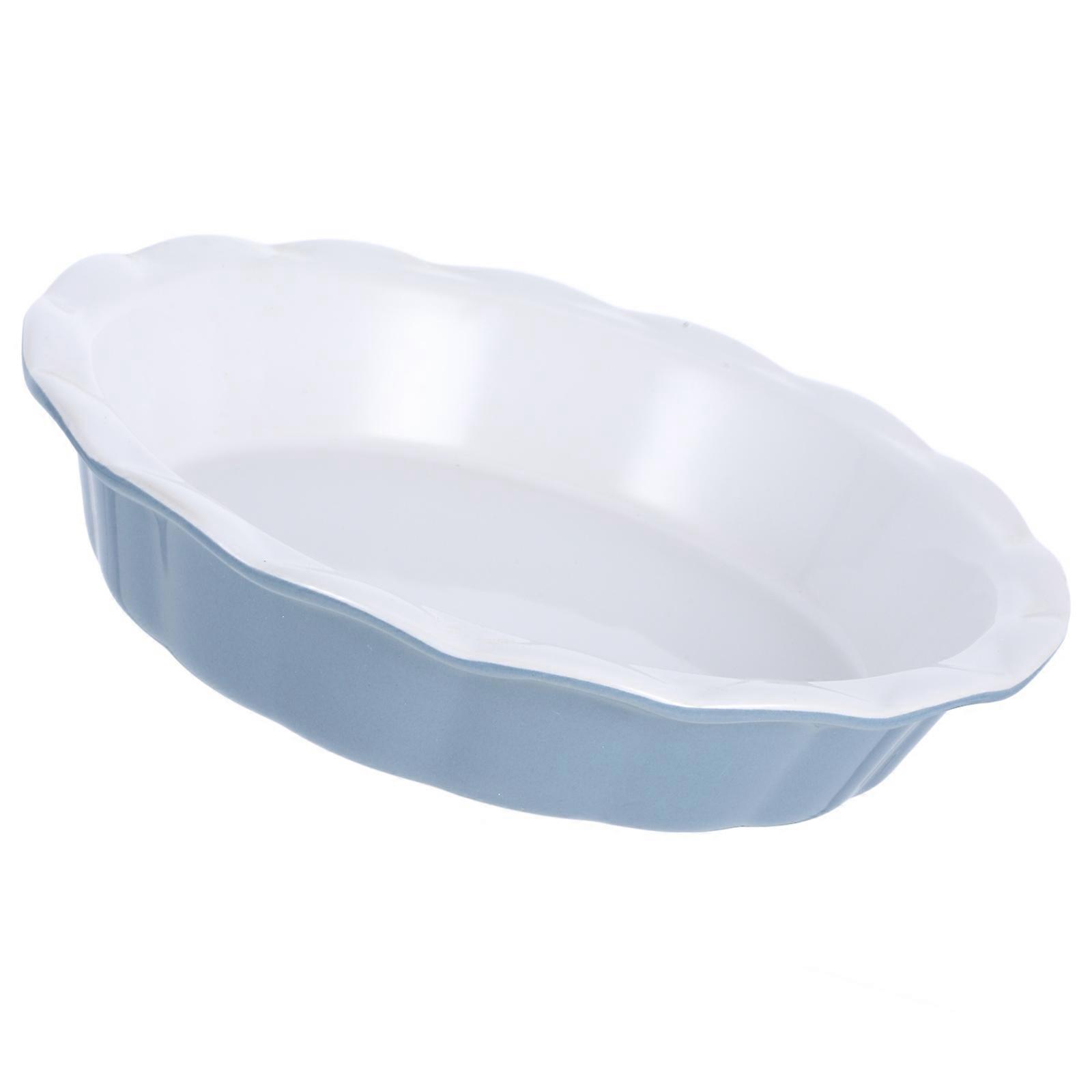 Multi Ceramic Pie Plate for Baking Deep Baking Dish with Non-Stick Surface