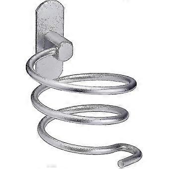 Haartrockner Halter, Free Punch Fön Rack Spirale - silber