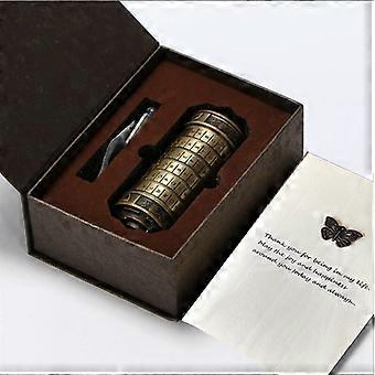Cryptex Da Vinci Code Mini Cryptex Lock Puzzle Boxes com HiddenBronze