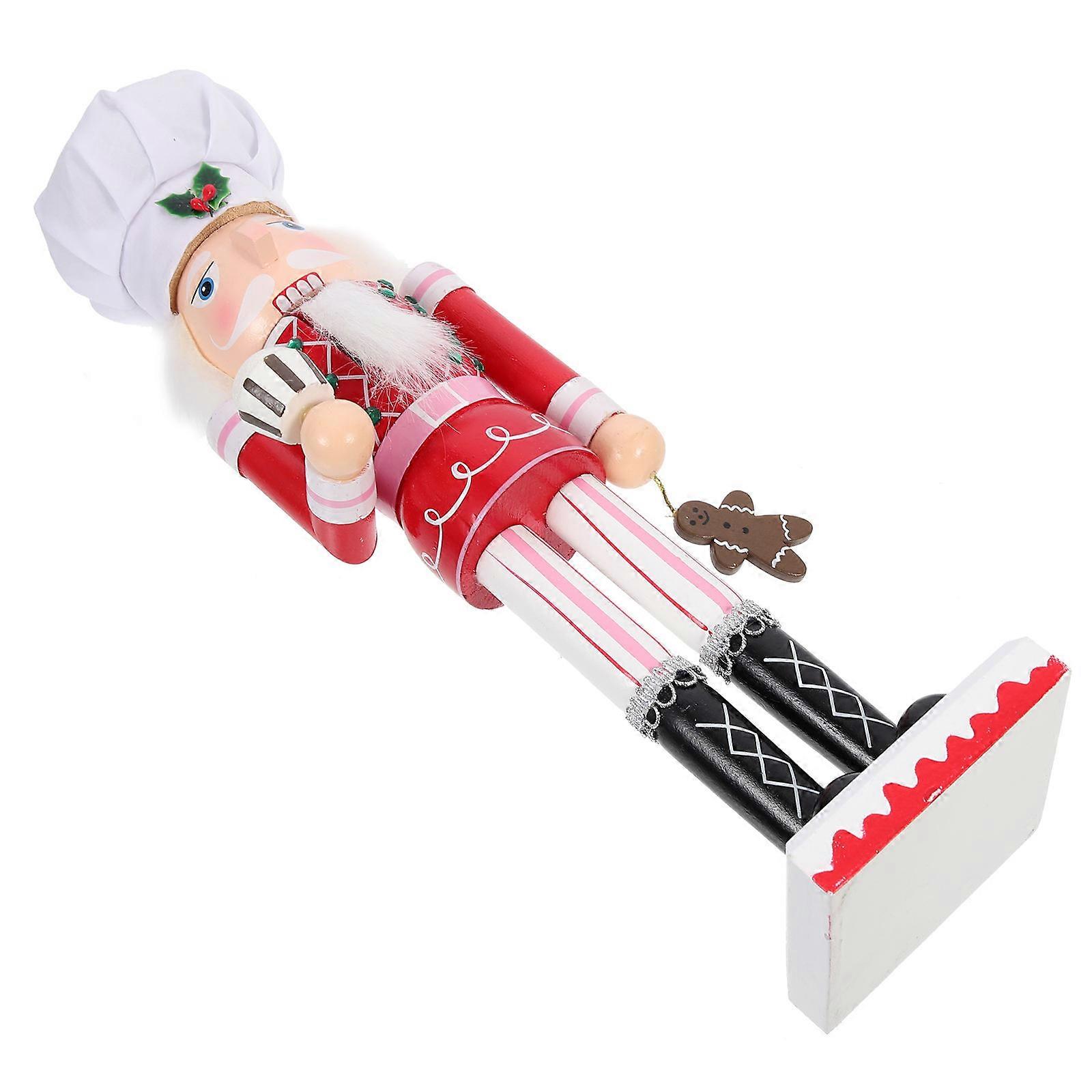 Wood Nutcracker Soldier for Decoration Christmas Nutcracker Decoration