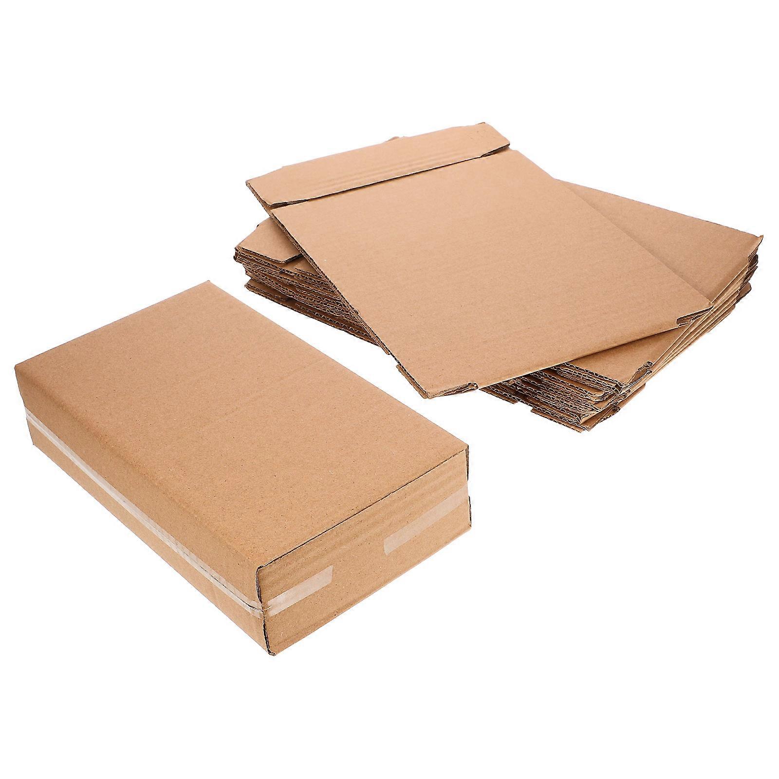 10pcs Express Corrugated Cardboard Boxes Set Packing Boxes Storage Paper Boxes Assemble Boxes