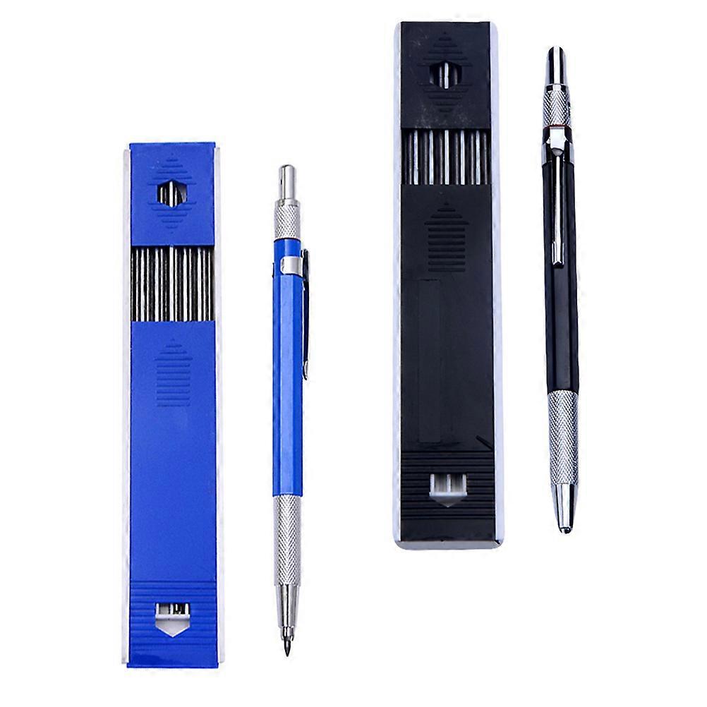 2 Sets Mechanical Pencil Automatic Lead Pencils for Carpenters Drawing Marking