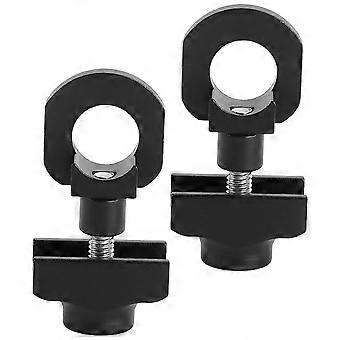 Tendeur de chaîne de vélo, 2 pièces, fixation robuste en aluminium noir