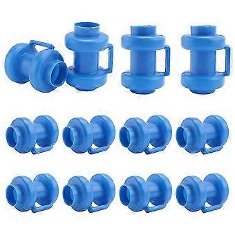 12 Pcs Trampoline Caps 25 mm,Trampoline End Caps for Attaching the Safety Net to the Net Poles of the Trampoline