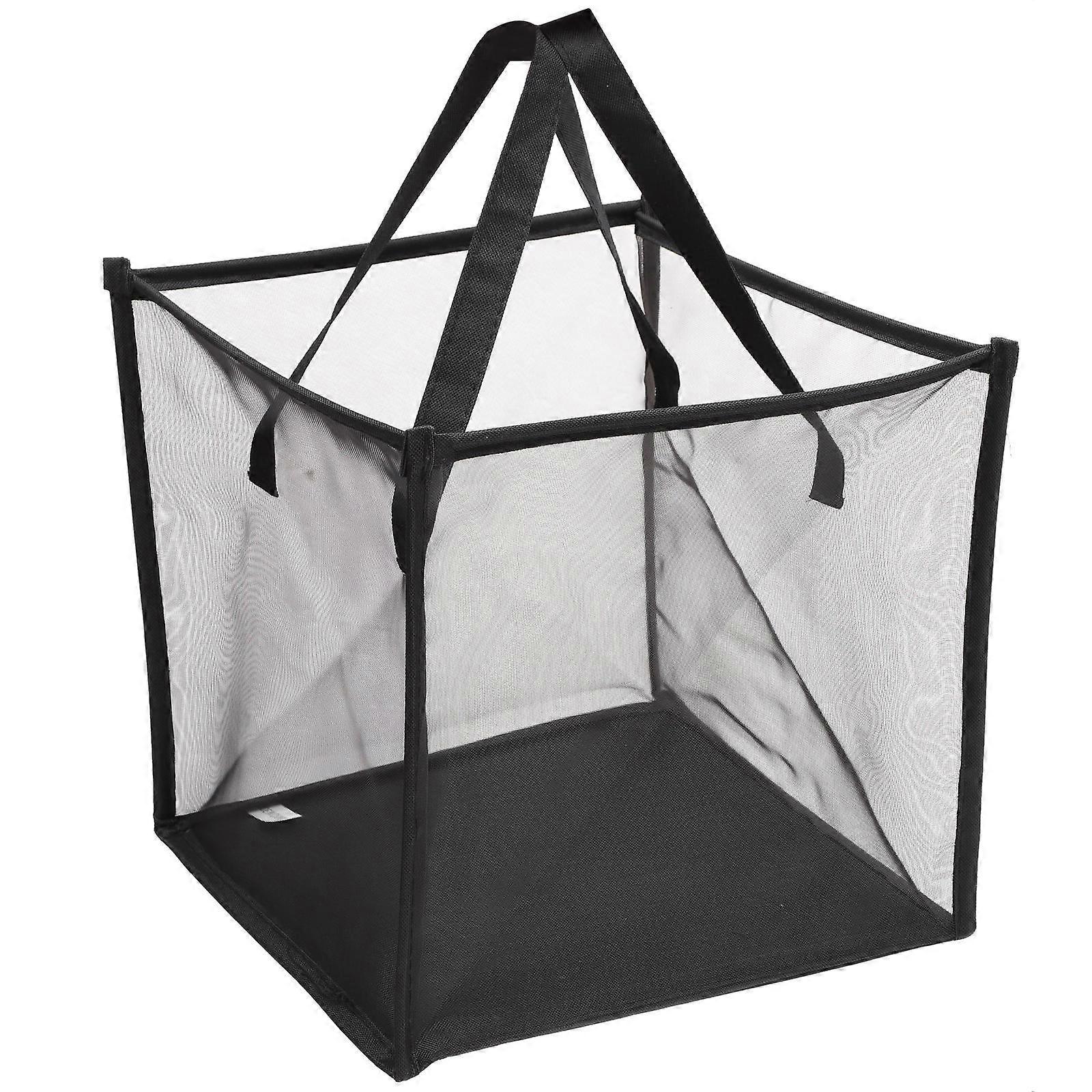 Laundry Hamper Mesh Foldable Basket for Daily Use 2Pcs Collection
