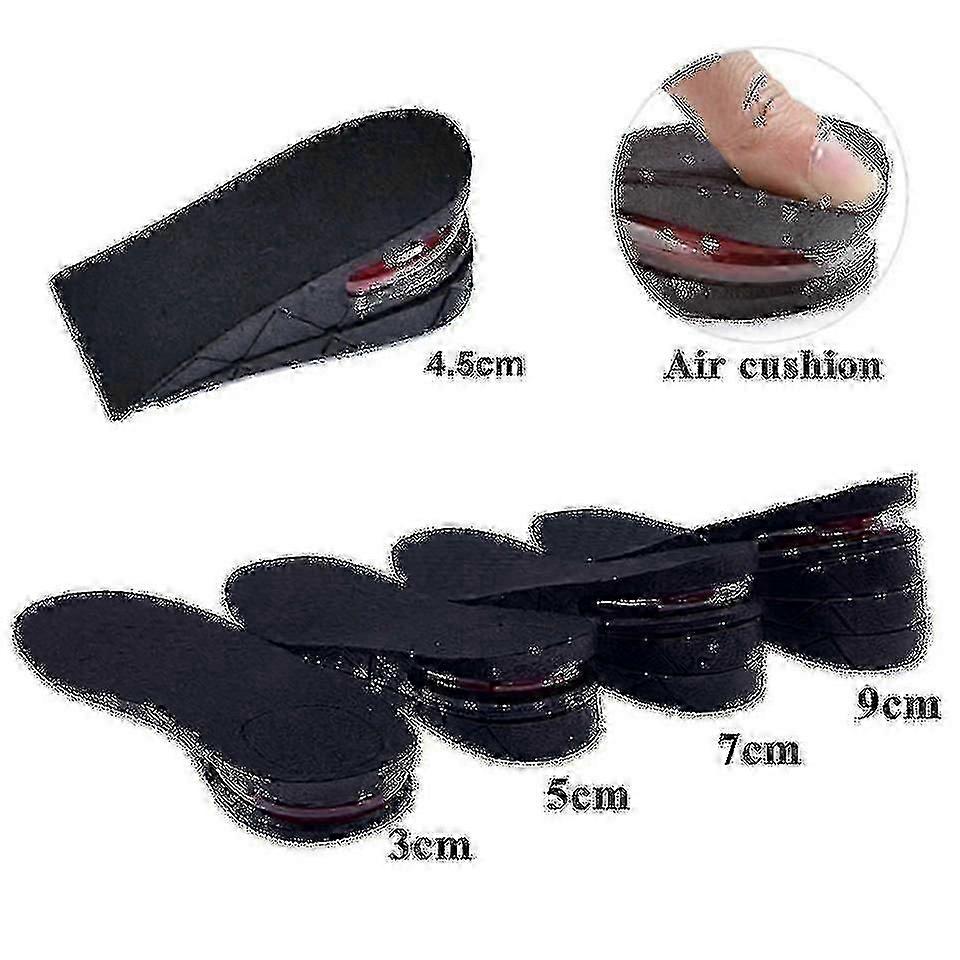 3cm to 9cm Adjustable Invisible Heightening Insole Height Increase Pad