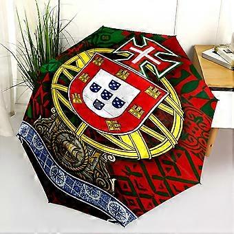 Heritage Honor: Emblem Tradition Folding umbrella Suitable for all seasons 8 paraphenoid bones Sun umbrella travel Gift
