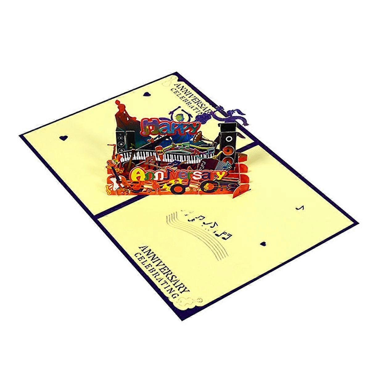 Exquisite 3D Popup Happy, Suitable, Commemorative
