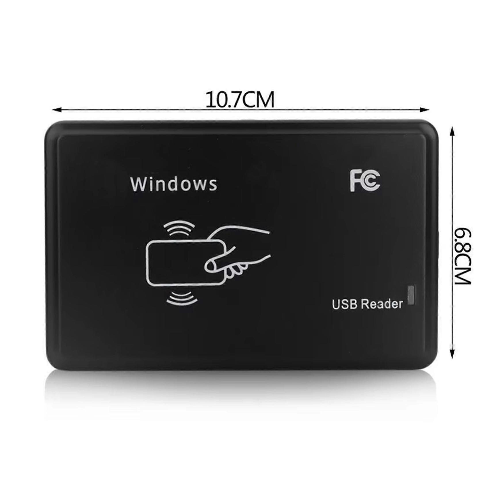 2X USB RFID Reader 125khz EM4100 ID Contactless Sensitivity Smart Card Reader TK4100 Support Window System Linux