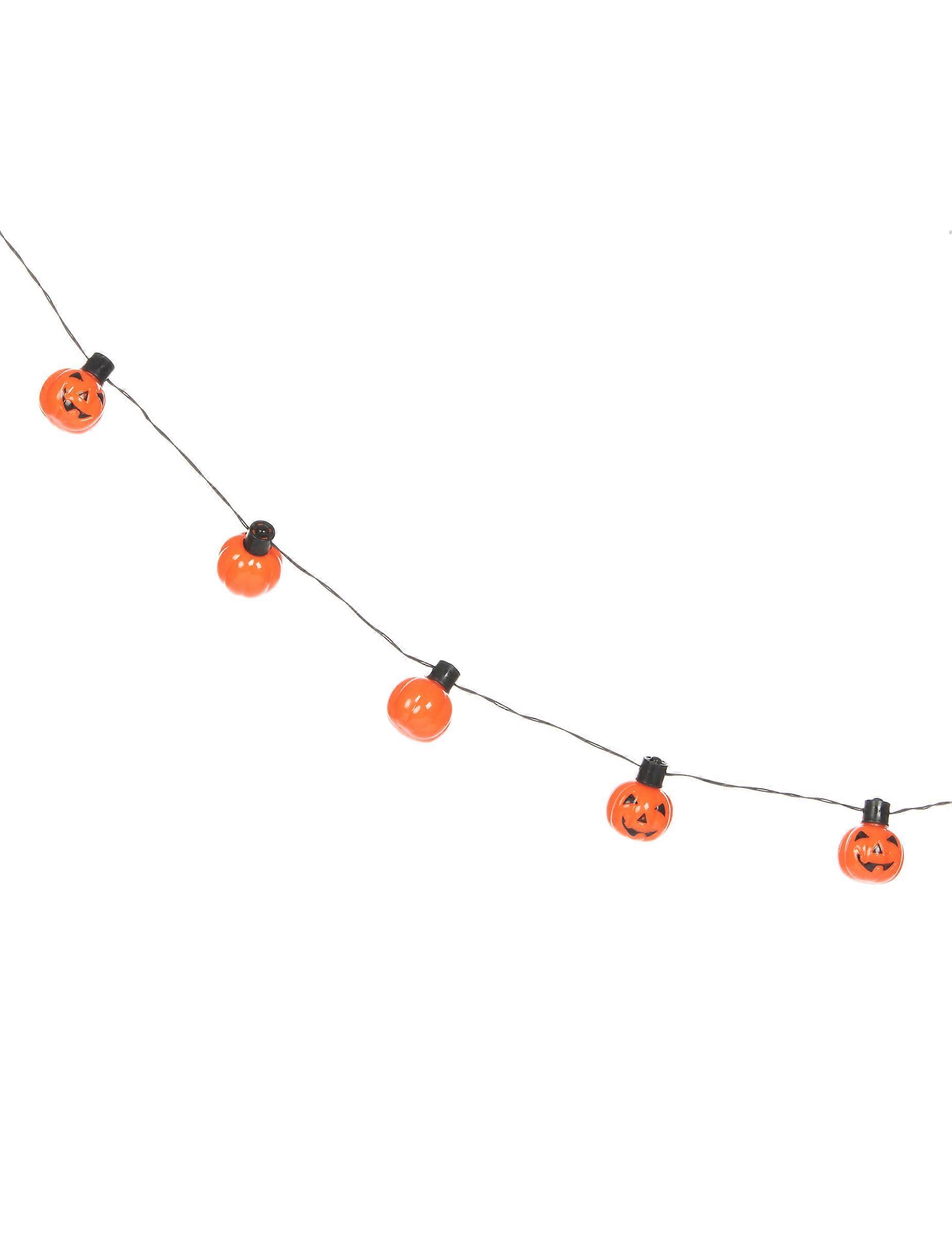 Pumpkin light garland 175 cm