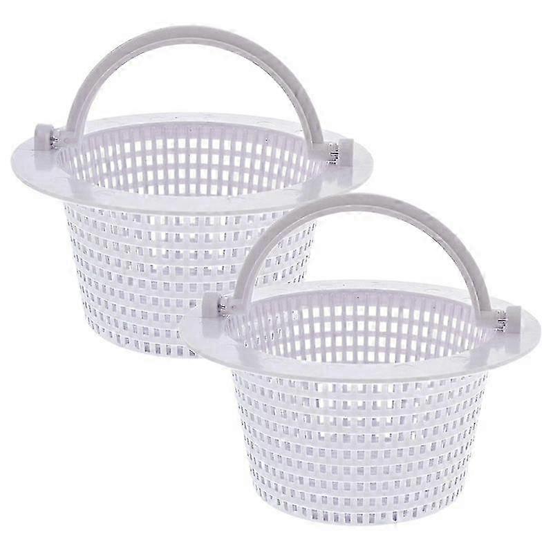 2 Pack - Above Ground Pool Thru-Wall Skimmer Baskets
