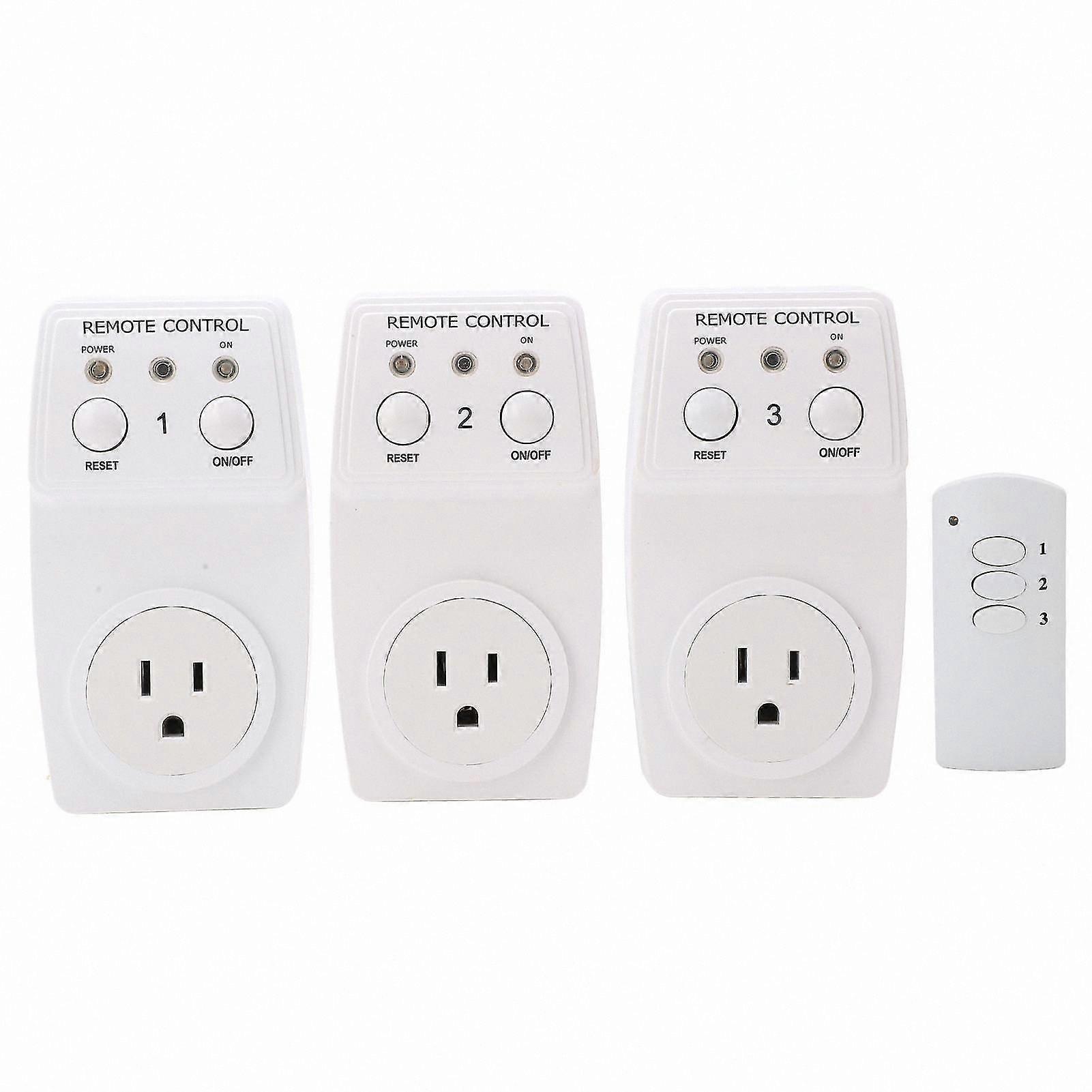 Wireless Remote Control Power Socket with Intelligent ABS Design for High-Power Devices