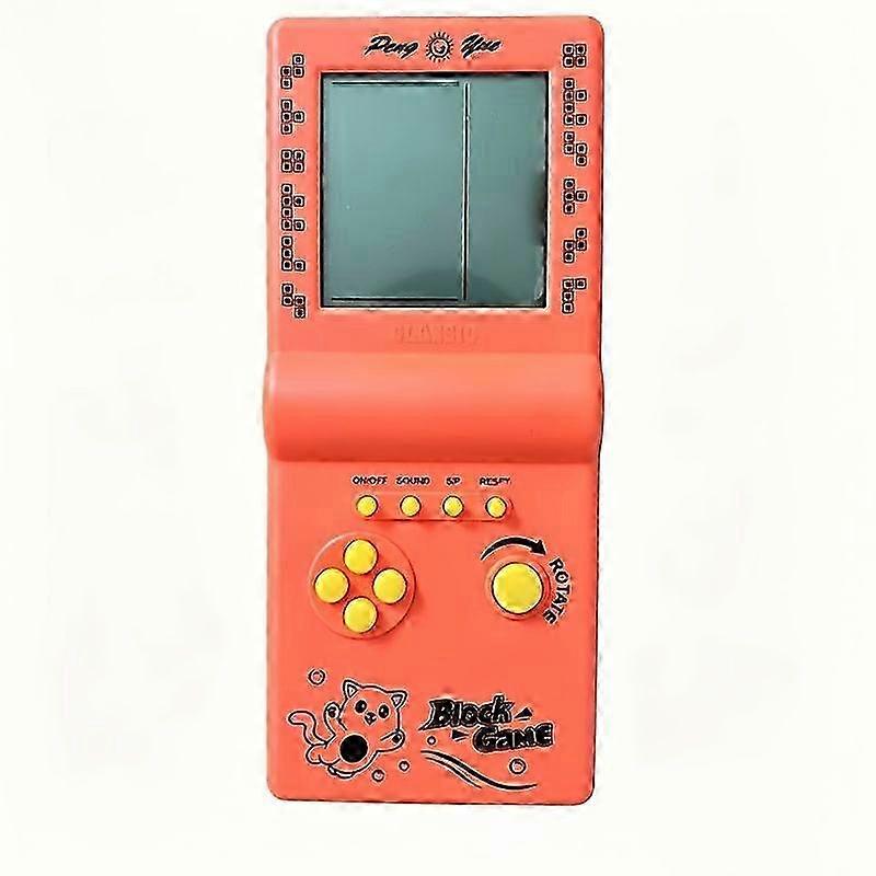 Cat-Themed Block Game Console