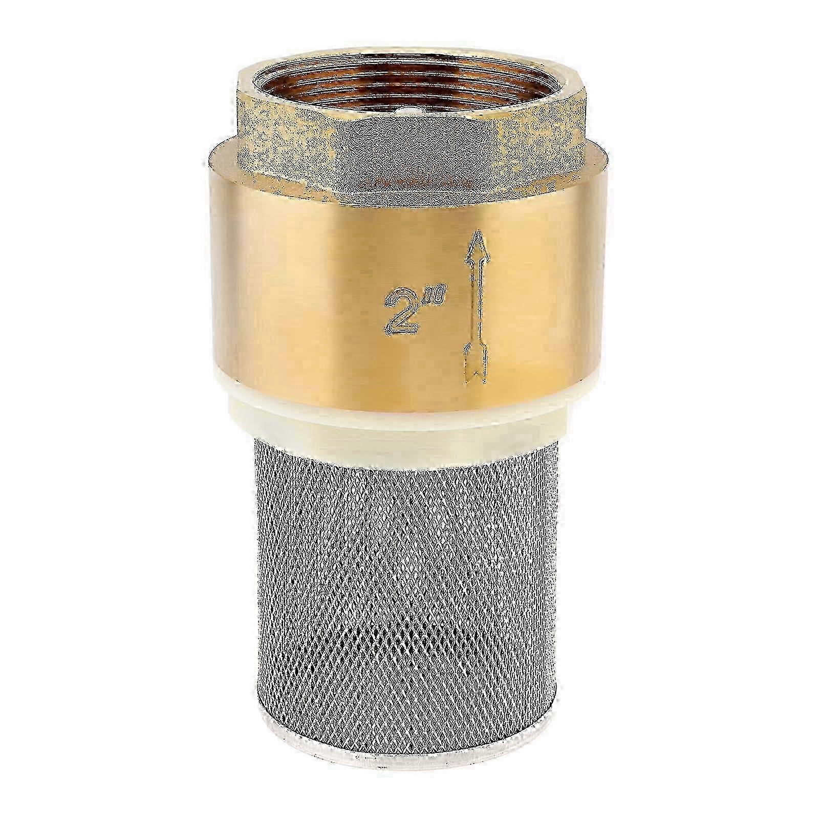 Brass Foot Valve with Filter