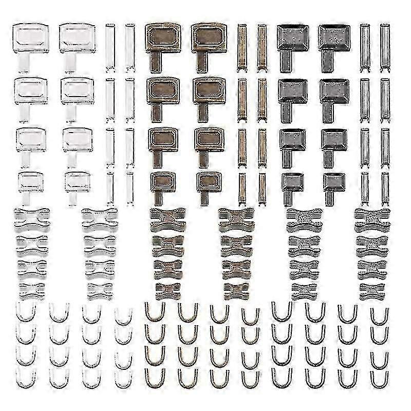 Metal Zipper Sliders Set 4 Sizes