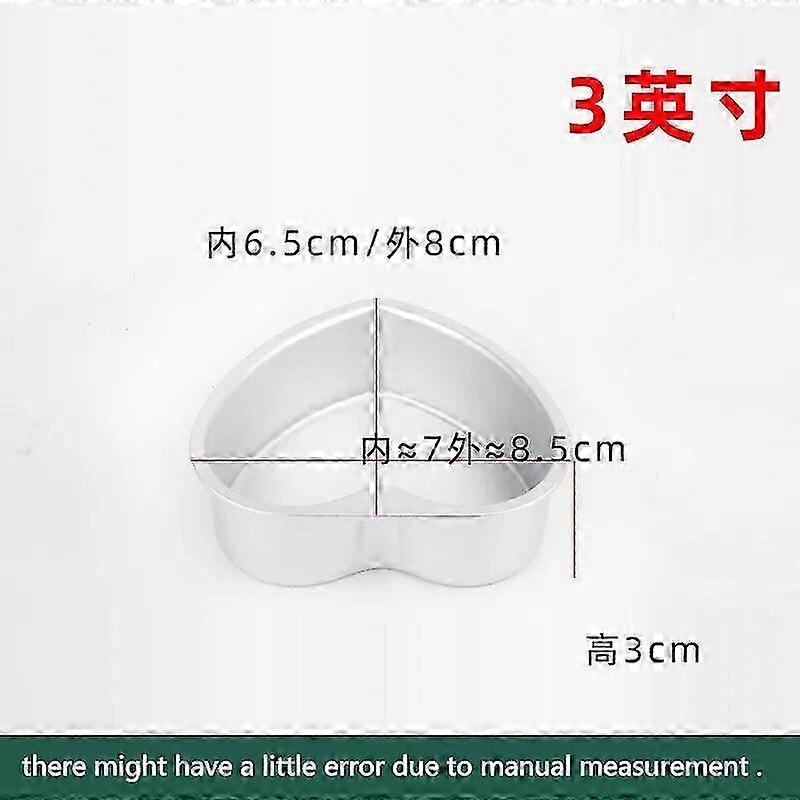 7-Piece Heart Baking Mould Set