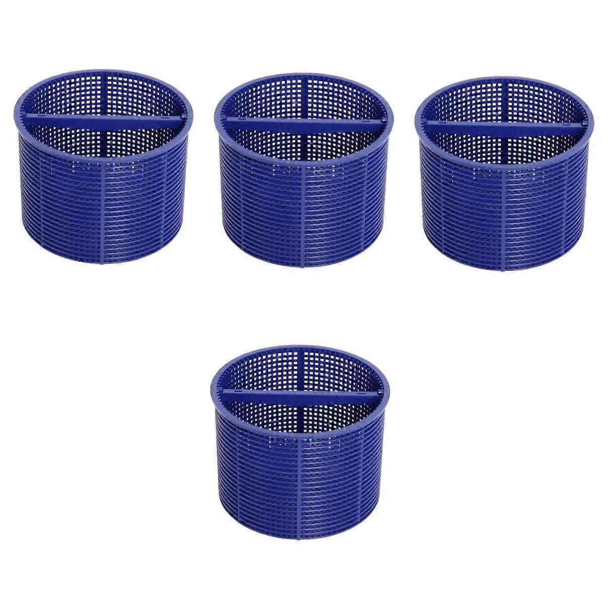 4 Pack Pool Skimmer Basket Replacement Set for Efficient Swimming Pool Cleaning Easy Installation