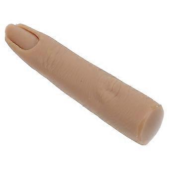 Silicone nail Training Finger - for Manicure Practice with Khaki Color_HP