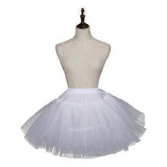 Mädchen Crinoline Petticoat Unterrock Reifenloser Tüllunterrock für Frauen