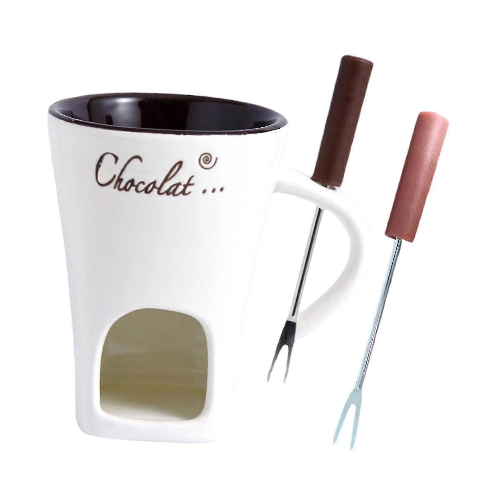 Portable Ceramic Chocolate Melting Mug