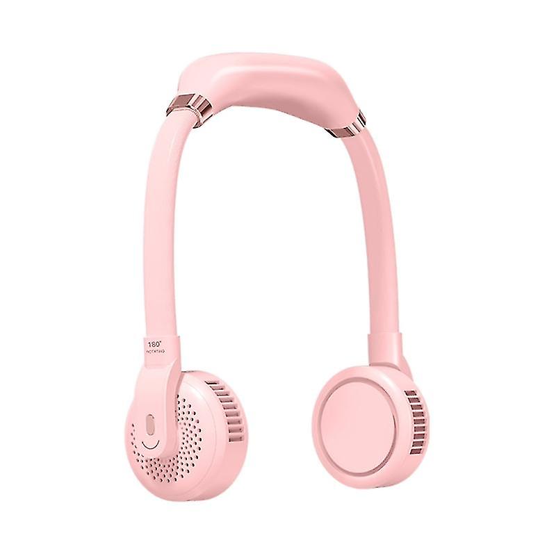 حر اليدين الرقبة الفرقة مروحة مصغرة مبرد الهواء الصيف قابل للتعديل شنقا الرقبة مروحة مصغرة المحمولة شفرة USB مروحة رياضية صغيرة كسول المحمولة مروحة صغيرة