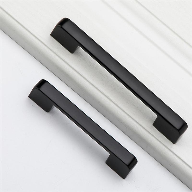10Pcs Black Handles for Furniture Cabinet Knobs and Handles Kitchen Handles Drawer Knobs Cabinet Pu