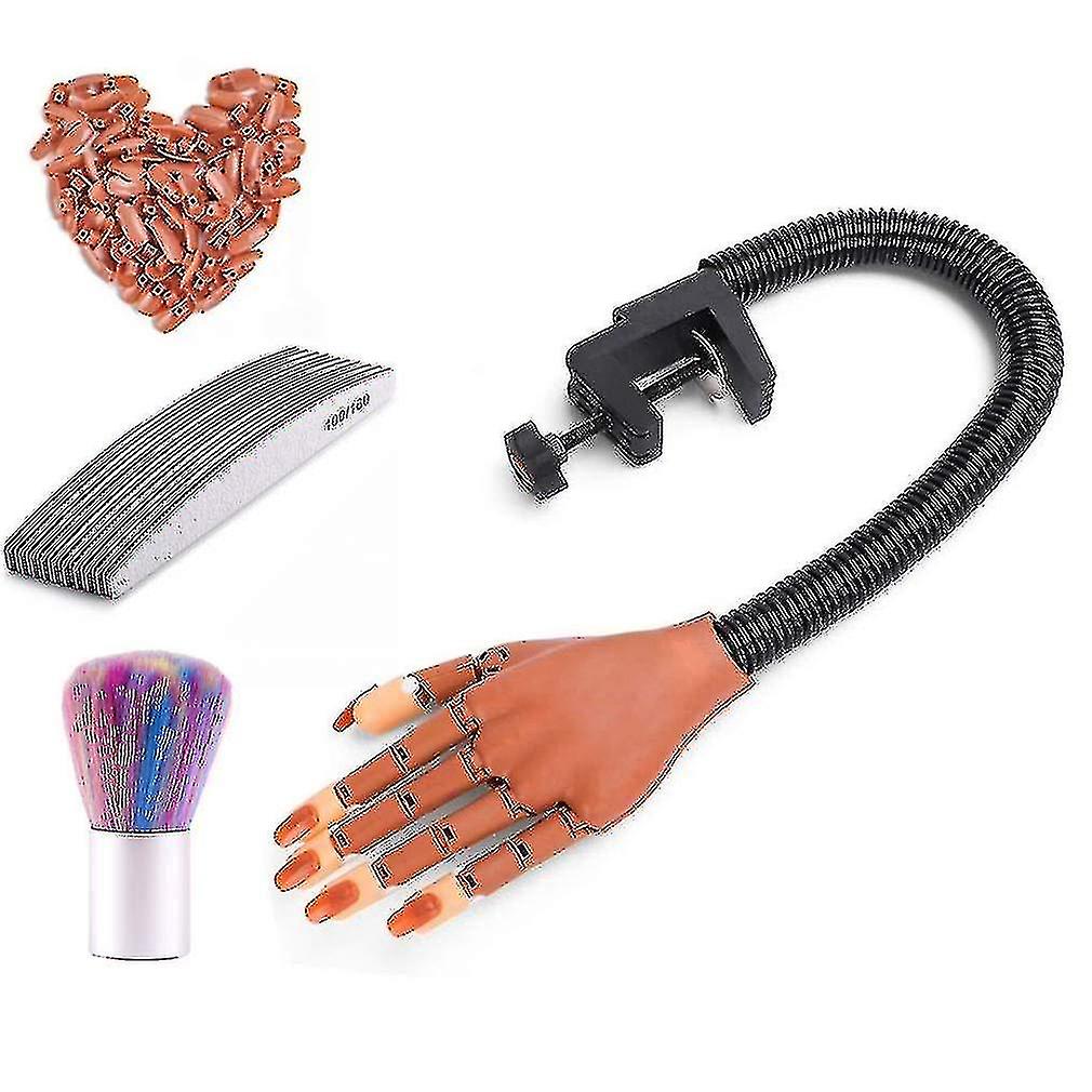 الأظافر تدريب اليد لأظافر الاكريليك ، مرنة المنقولة وهمية نموذج الأيدي للأظافر مانيكير ، الاكريليك مسمار فني مانيكير Suppl