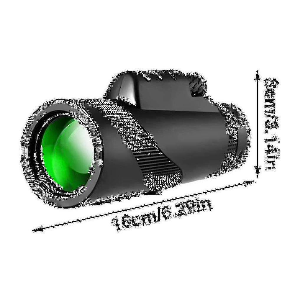 80x100 High Power Monocular Telescope,compact & Portable High Definition Monocular For Adults With Low Night Vision,high Powered Telescope With Smartp