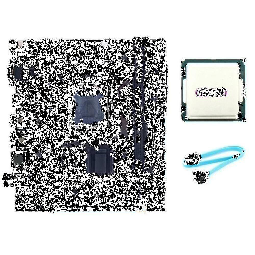 La carte mère de l’ordinateur de bureau H110 prend en charge la mémoire Ddr4 double canal du processeur LGA1151 6/7 + g393